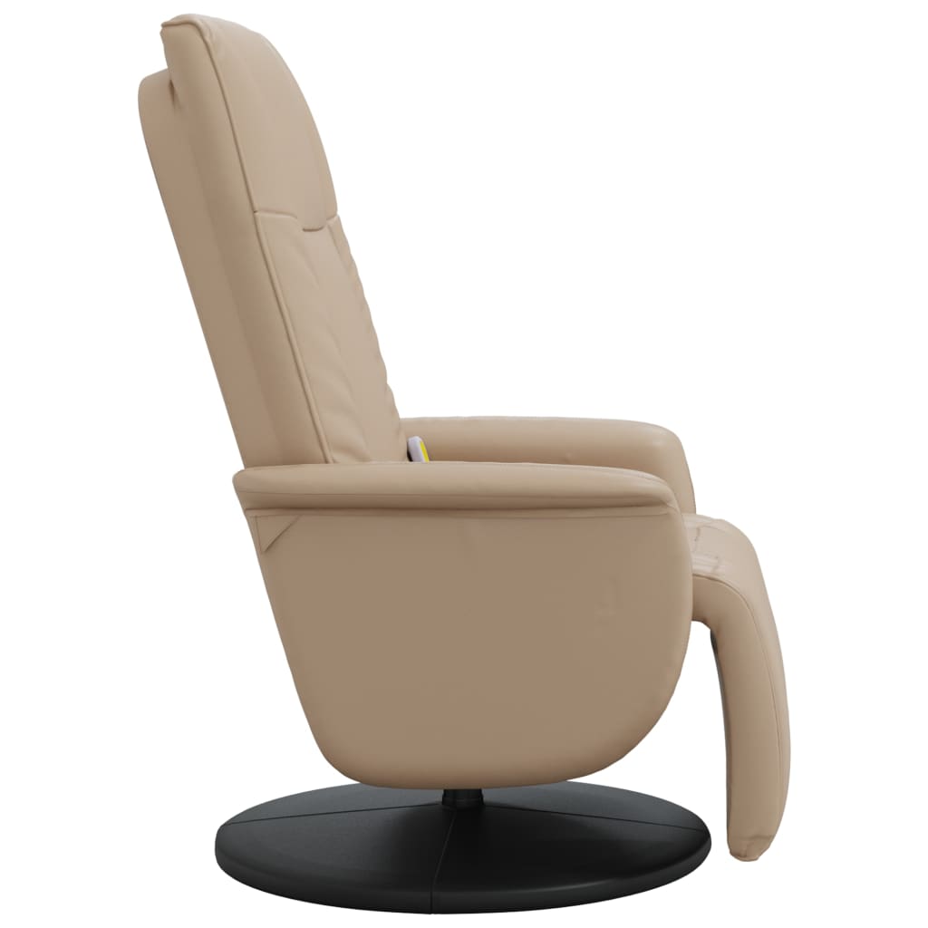 Faux Leather Massage Recliner Chair with Footrest - Vantage Home