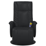 Faux Leather Massage Recliner Chair with Footrest - Vantage Home