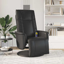 Faux Leather Massage Recliner Chair with Footrest - Vantage Home