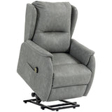 Faux Leather Recliner Chair 76cm Wide With Footrest - Velmora