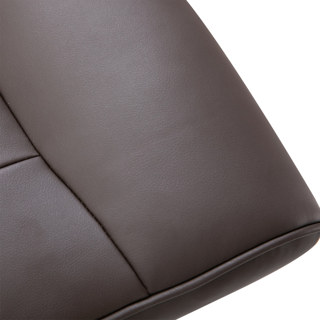 Faux Leather Recliner Chair 76cm Wide With Footstool - Velmora