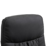 Faux Leather Recliner Chair 76cm Wide With Footstool - Velmora