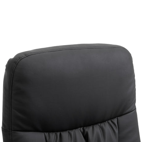 Faux Leather Recliner Chair 76cm Wide With Footstool - Velmora