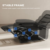 Faux Leather Recliner Chair 80cm Wide With Footrest - Velmora