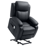Faux Leather Recliner Chair 82cm Wide - Velmora
