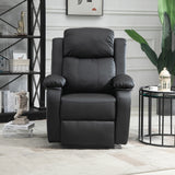 Faux Leather Recliner Chair 82cm Wide - Velmora