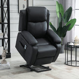 Faux Leather Recliner Chair 82cm Wide - Velmora