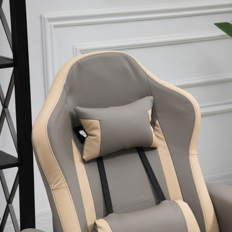 Faux Leather Recliner Chair 82cm Wide With Footrest - Velmora