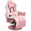 Faux Leather Recliner Chair 82cm Wide With Footrest - Velmora