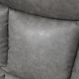 Faux Leather Recliner Chair 86cm Wide With Footrest And 2 Cup Holders - Velmora