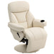 Faux Leather Recliner Chair 86cm Wide With Footrest - Velmora