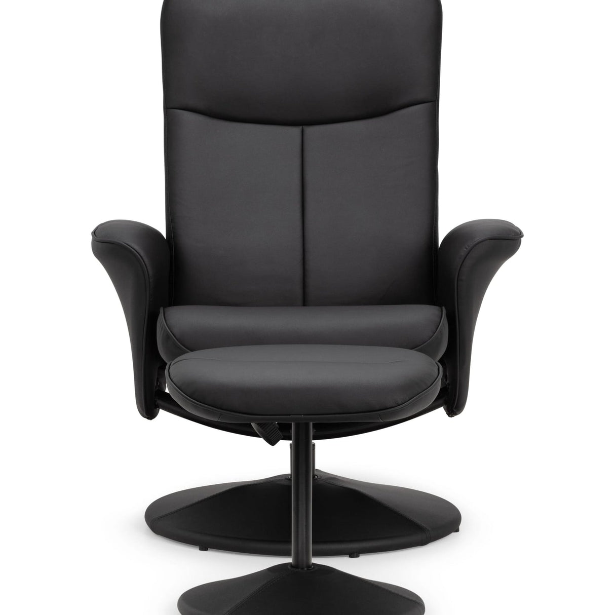 Faux Leather Recliner Chair With Stool - Lugano