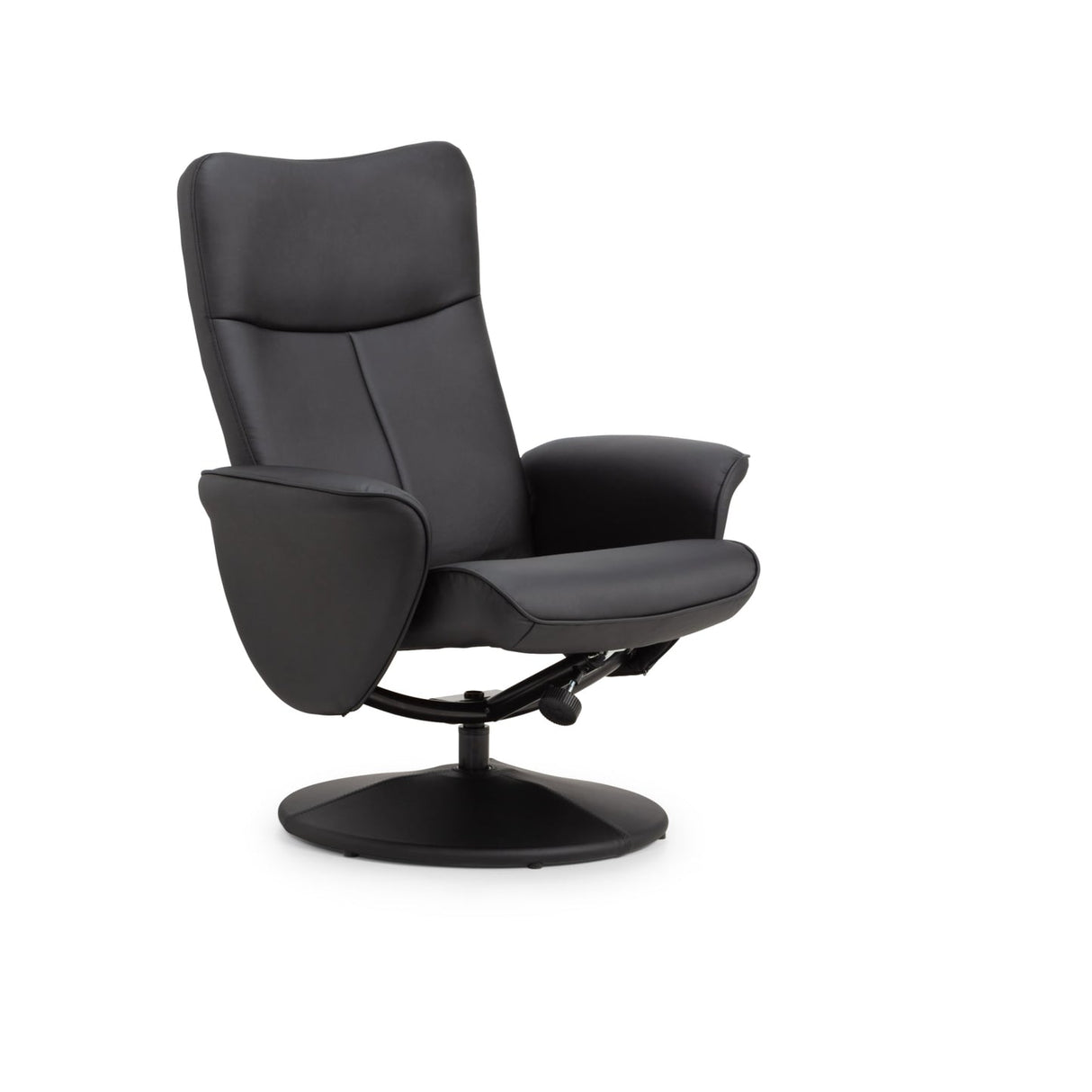 Faux Leather Recliner Chair With Stool - Lugano