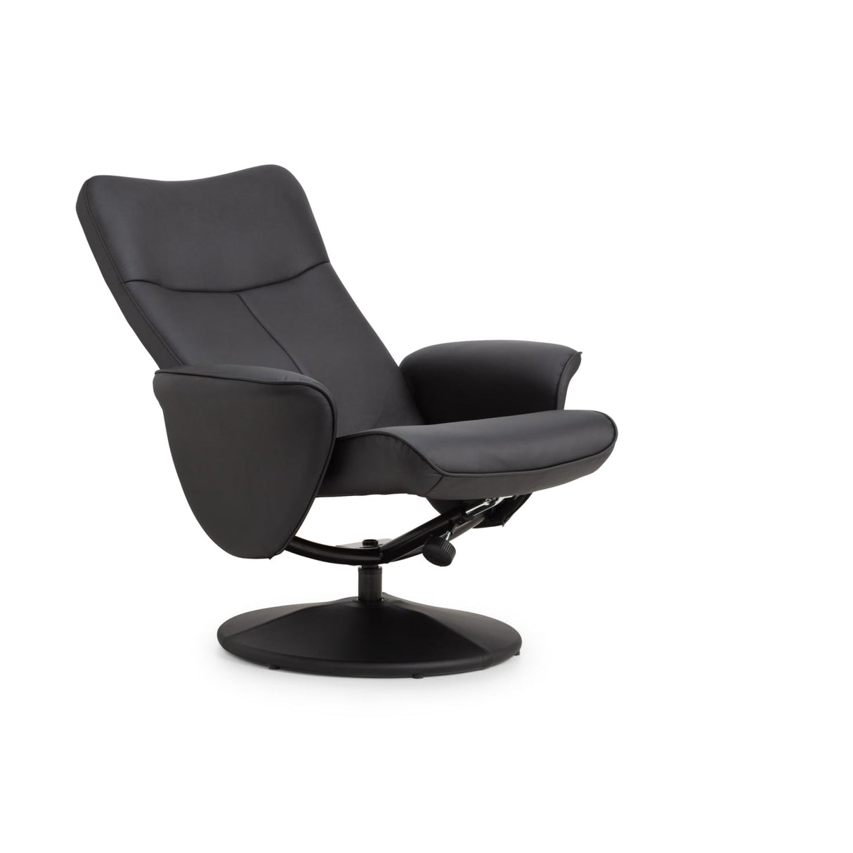 Faux Leather Recliner Chair With Stool - Lugano