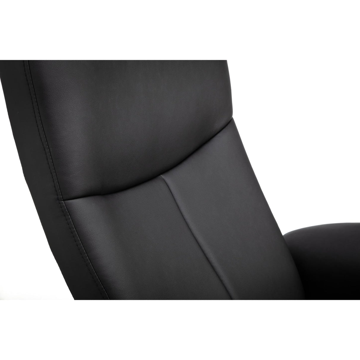 Faux Leather Recliner Chair With Stool - Lugano