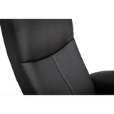 Faux Leather Recliner Chair With Stool - Lugano
