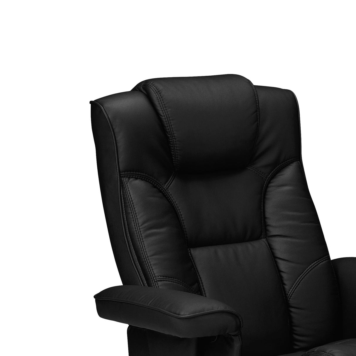 Faux Leather Recliner Chair With Stool - Malmo
