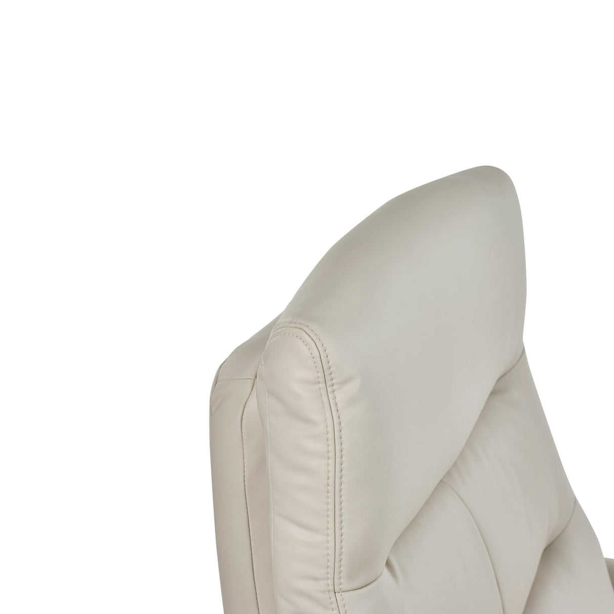 Faux Leather Recliner Chair With Stool - Priya