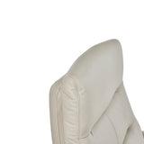 Faux Leather Recliner Chair With Stool - Priya