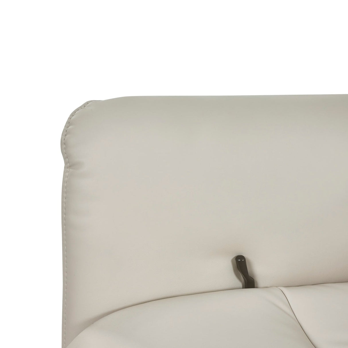 Faux Leather Recliner Chair With Stool - Priya