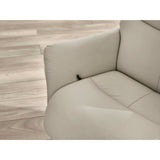 Faux Leather Recliner Chair With Stool - Priya