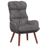 Faux Leather Relaxing Accent Chair 69cm Wide - Vantage Home