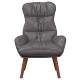 Faux Leather Relaxing Accent Chair 69cm Wide - Vantage Home