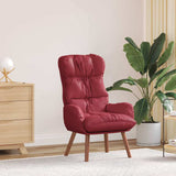 Faux Leather Relaxing Accent Chair 69cm Wide - Vantage Home