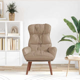 Faux Leather Relaxing Accent Chair 69cm Wide - Vantage Home