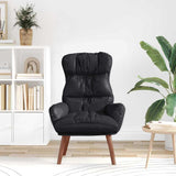 Faux Leather Relaxing Accent Chair 69cm Wide - Vantage Home