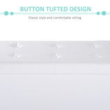 Faux Leather Storage Ottoman 76cm Wide - Velmora