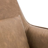 Faux Leather Swivel Accent Chair - Bowery