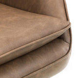 Faux Leather Swivel Accent Chair - Bowery