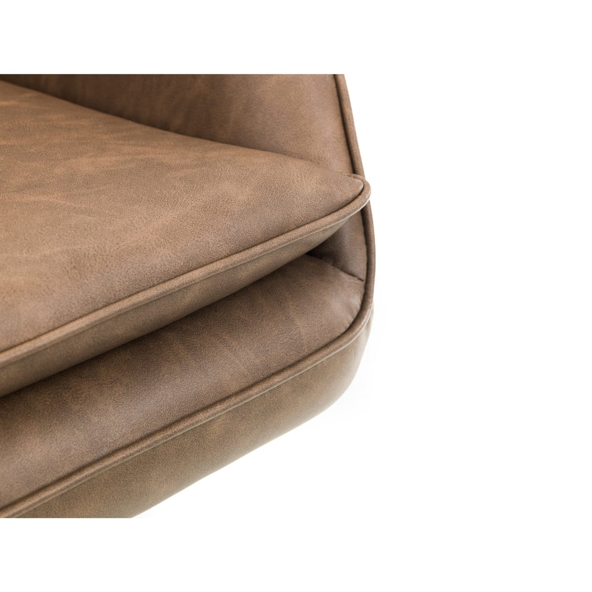 Faux Leather Swivel Accent Chair - Bowery