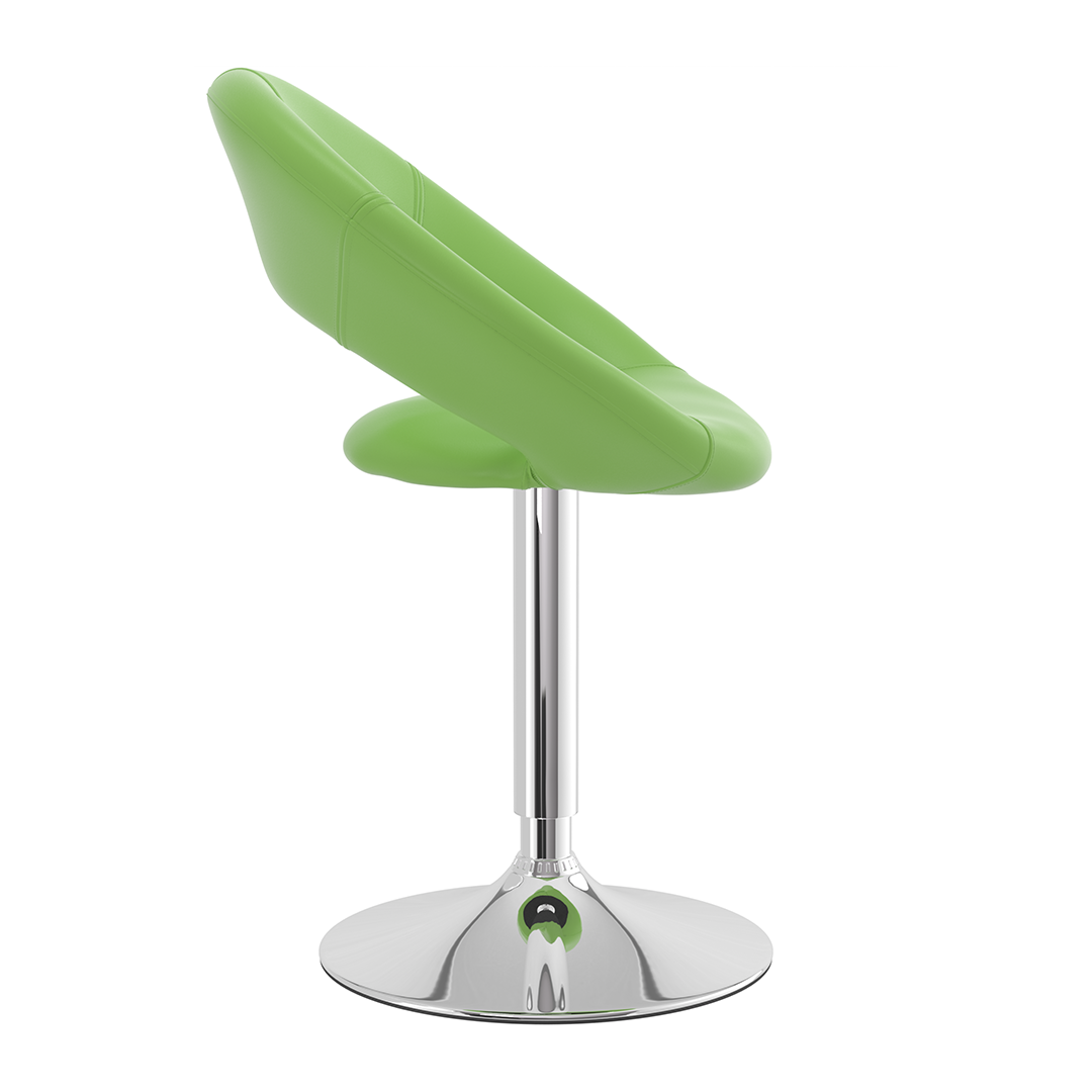 Faux Leather Swivel Dining Chair - Springwell