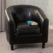 Faux Leather Tub Chair - Tempo