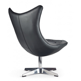 Faux Leather Wing Lounge Chair - Wrenley