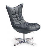 Faux Leather Wing Lounge Chair - Wrenley