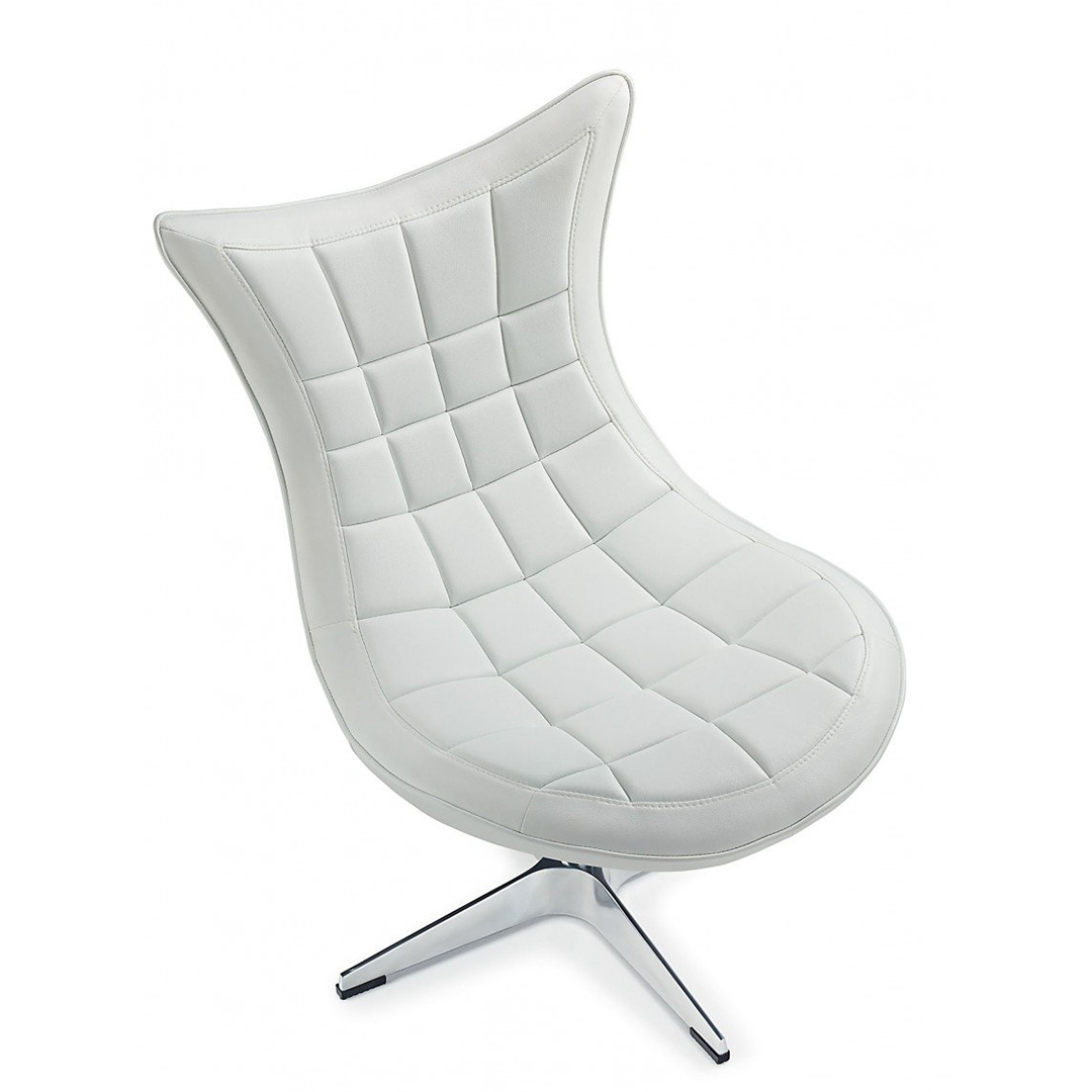 Faux Leather Wing Lounge Chair - Wrenley