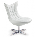 Faux Leather Wing Lounge Chair - Wrenley