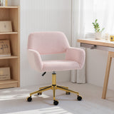 Faux Rabbit Fur Fabric Home And Office Chair 60cm Wide - Velmora