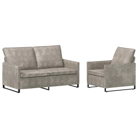 Faux Suede Fabric 2+1 Seater Sofa Set 150cm Wide - Vantage Home