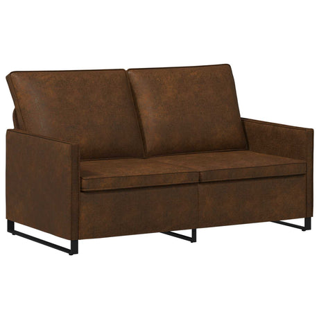 Faux Suede Fabric 2 Seater Sofa 150cm Wide With Metal Frame - Vantage Home
