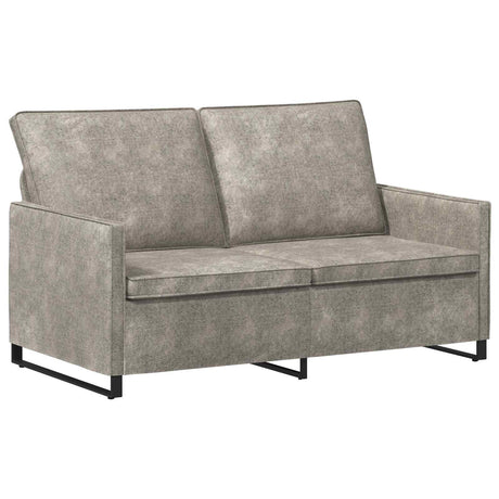 Faux Suede Fabric 2 Seater Sofa 150cm Wide With Metal Frame - Vantage Home