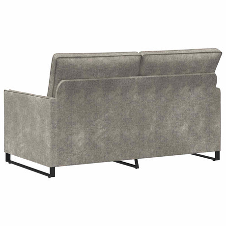 Faux Suede Fabric 2 Seater Sofa 150cm Wide With Metal Frame - Vantage Home