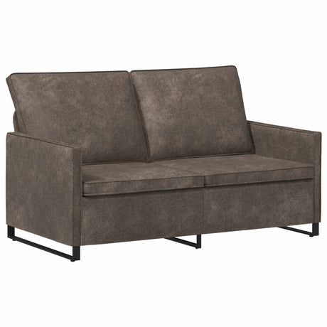 Faux Suede Fabric 2 Seater Sofa 150cm Wide With Metal Frame - Vantage Home