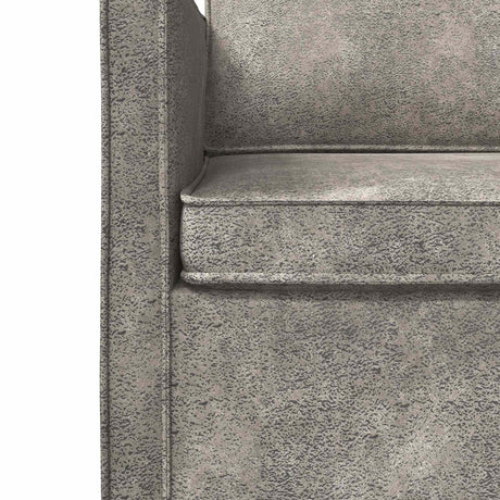 Faux Suede Fabric 3 Seater Sofa 210cm Wide With Metal Frame - Vantage Home