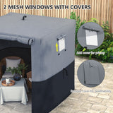 Fibreglass Pop Up Gazebo 180cm Width x 180cm Depth With Accessories - Velmora