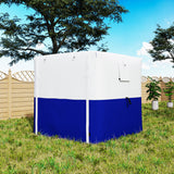 Fibreglass Pop Up Gazebo 180cm Width x 180cm Depth With Accessories - Velmora
