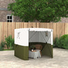 Fibreglass Pop Up Gazebo 180cm Width x 180cm Depth With Accessories - Velmora